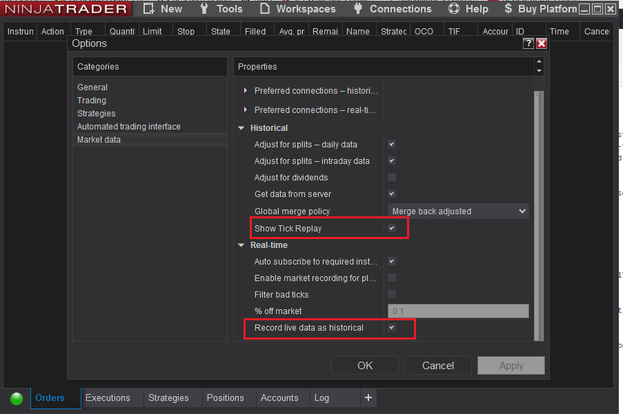 how-to-enable-tick-replay-option-in-ninjatrader-8-to-get-orderflow-charts