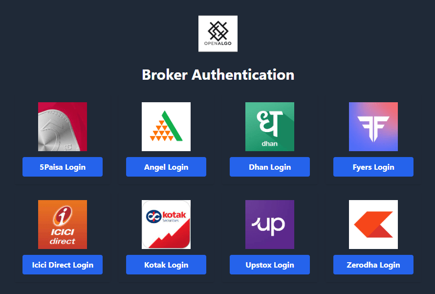 OpenAlgo V1.0 is an open-source algorithmic trading platform to automate your trading strategies using Amibroker, Tradingview, Metatrader, Python etc.